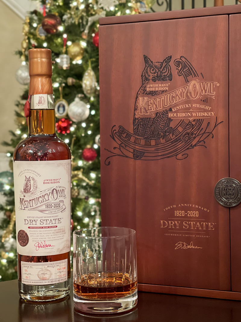 Kentucky Owl Dry State Glass of Bourbon