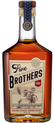 Five Brothers Bourbon Bottle