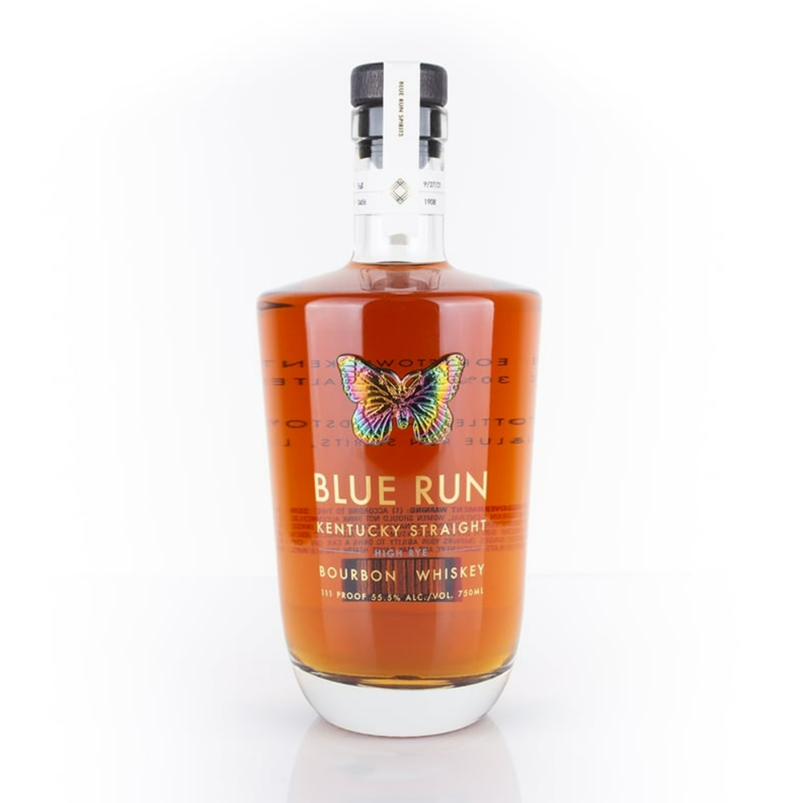 Blue Run Spirits High Rye Bourbon Bottle