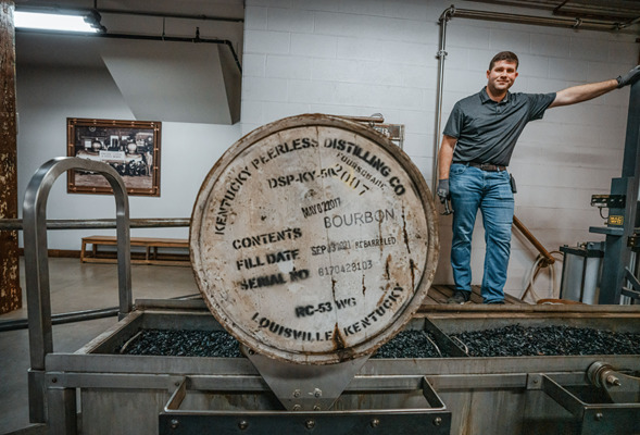 Peerless Master Distiller Caleb Kilburn