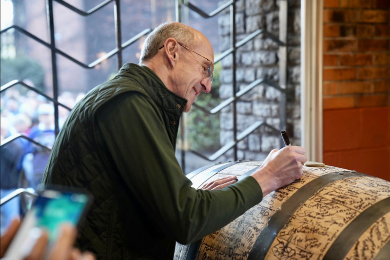 Mark Brown Signs 8 Millionth Barrel