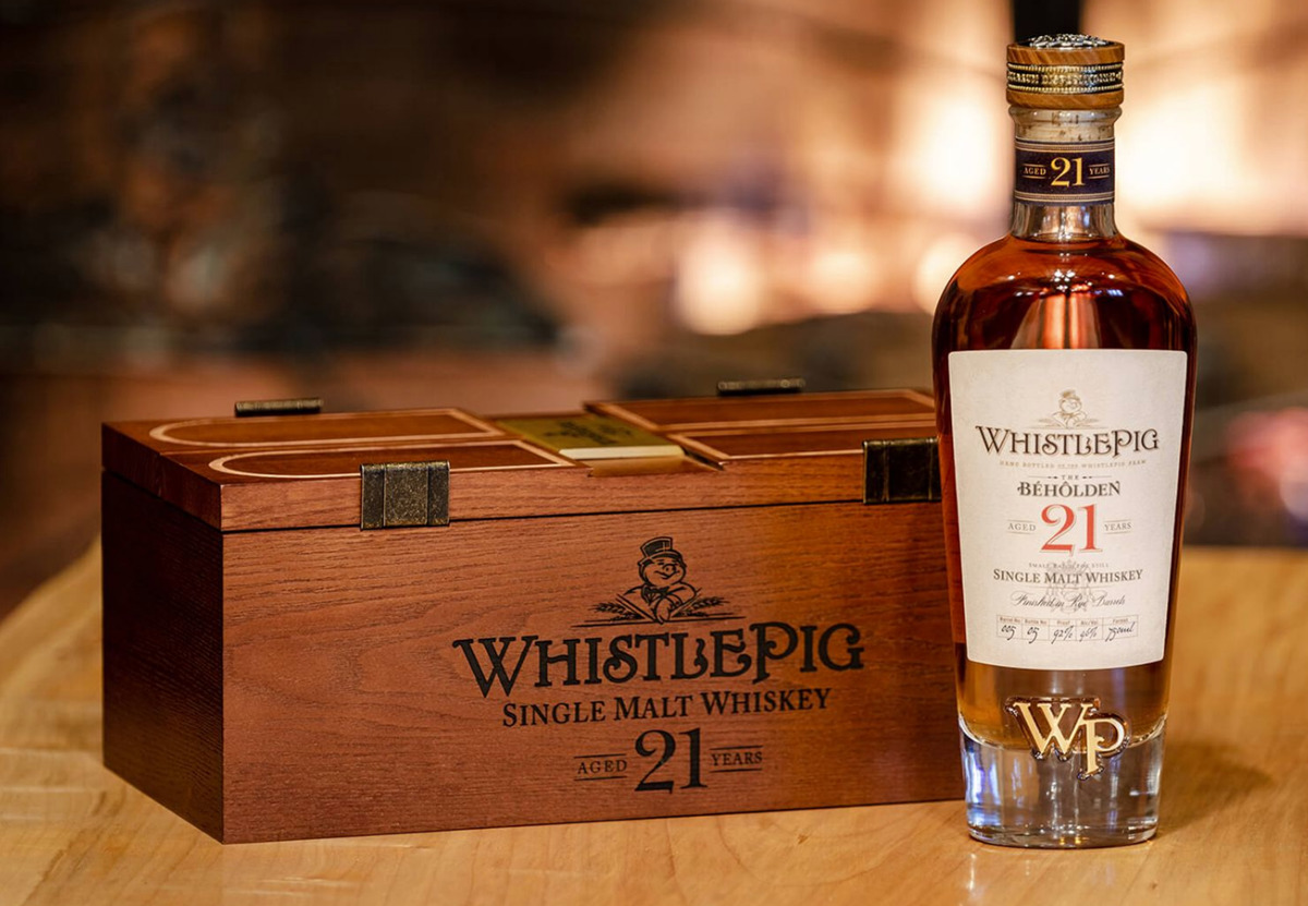 WhistlePig Releases 21 Year Single Malt The Béhôlden Kentucky Brown