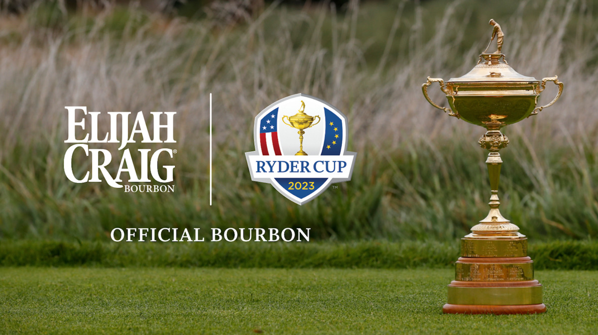 Elijah Craig Official Bourbon of the Ryder Cup Kentucky Brown