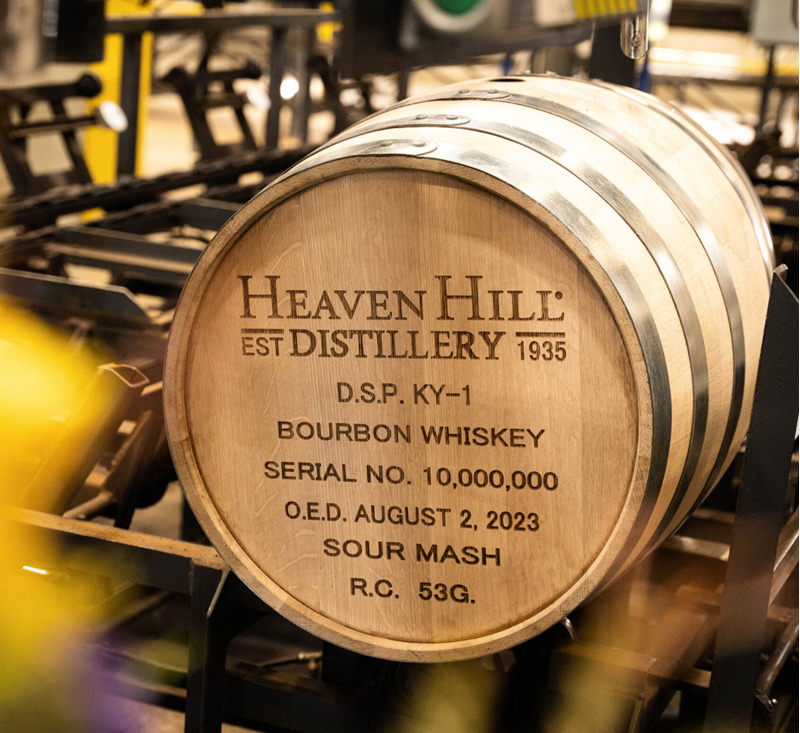 Heaven Hill Distillery Celebrates Filling of 10 Millionth Barrel of Kentucky Straight Bourbon Whiskey