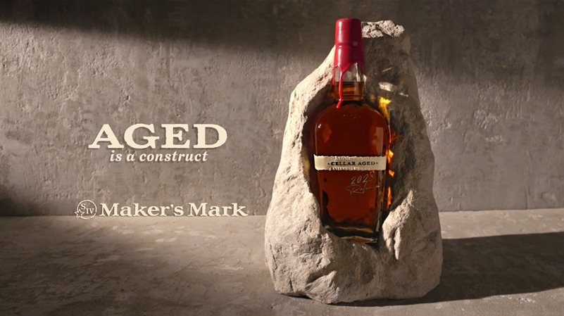 Matured in a Limestone Whisky Cellar, Maker's Mark Cellar Aged is Aged to Taste, Not Time