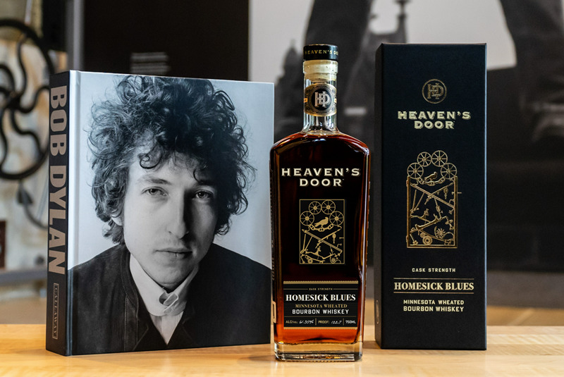 Heaven's Door announces the release of “Homesick Blues” Minnesota Wheated Bourbon, a limited release that pays homage to Dylan’s birthplace of Duluth, Minnesota and commemorates the debut of the definitive Dylan biography, Bob Dylan: Mixing Up The Medicine. (The Bob Dylan Center)