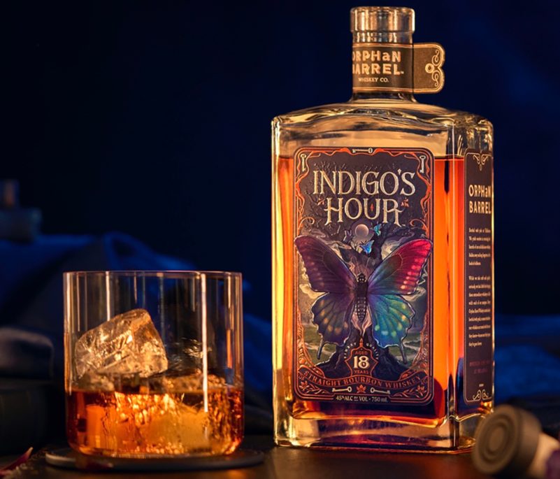 Introducing Indigo's Hour, A Rare, Limited-Edition Straight Bourbon Whiskey Transformed Through 18 Years of Barrel Aging